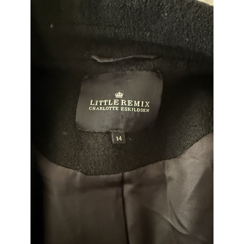 Little Remix Designer Coat Black - Picture 4 of 10